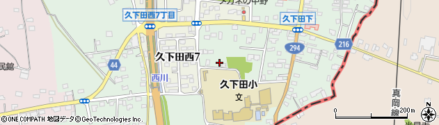栃木県真岡市久下田486周辺の地図