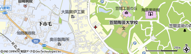 茨城県笠間市笠間2377周辺の地図