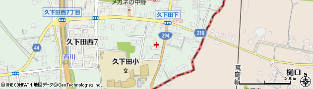 栃木県真岡市久下田527周辺の地図