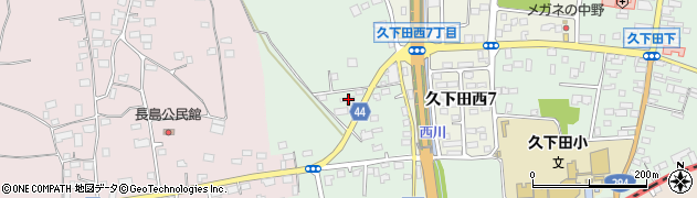 栃木県真岡市久下田596周辺の地図