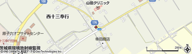茨城県ひたちなか市西十三奉行11583周辺の地図
