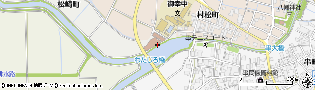 石川県小松市松崎町赤場周辺の地図