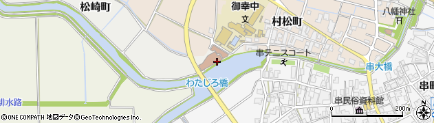 石川県小松市松崎町（赤場）周辺の地図