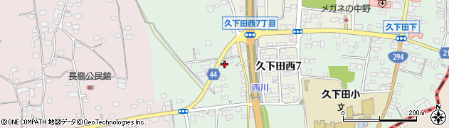 栃木県真岡市久下田587周辺の地図