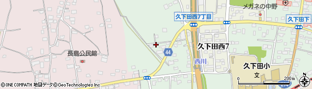 栃木県真岡市久下田632周辺の地図