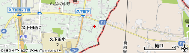 栃木県真岡市久下田761周辺の地図