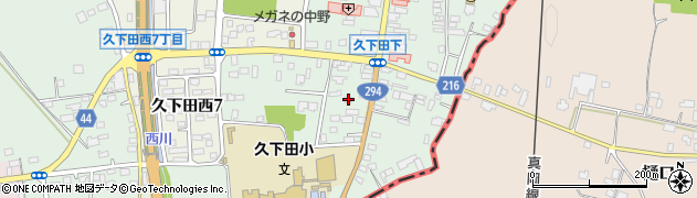 栃木県真岡市久下田531周辺の地図