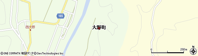 石川県小松市大野町周辺の地図