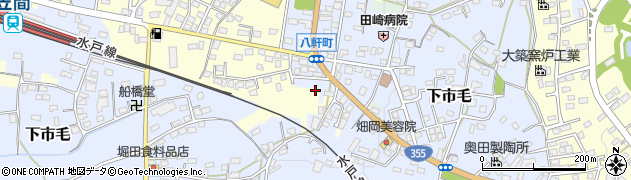 茨城県笠間市笠間4304周辺の地図