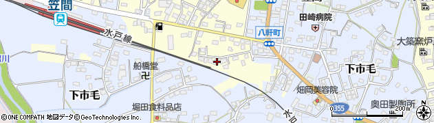 茨城県笠間市笠間4312周辺の地図