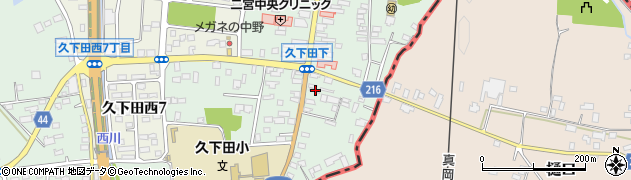 栃木県真岡市久下田742周辺の地図