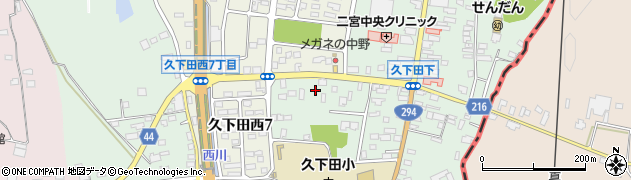 栃木県真岡市久下田555周辺の地図