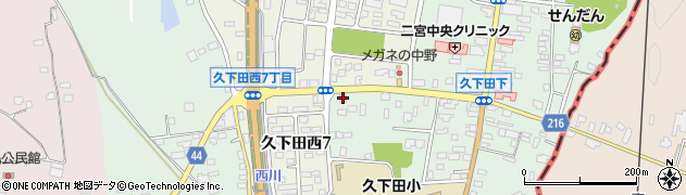 栃木県真岡市久下田560周辺の地図
