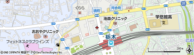 栃木合同タクシー株式会社周辺の地図