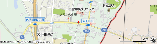 栃木県真岡市久下田733周辺の地図