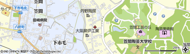 茨城県笠間市笠間2192周辺の地図