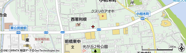車検のコバック新前橋店周辺の地図