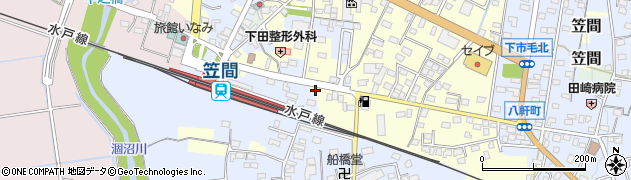 茨城県笠間市笠間4324周辺の地図