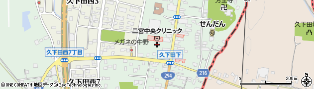 栃木県真岡市久下田706周辺の地図