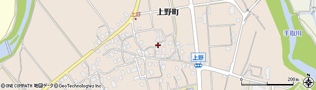 石川県白山市上野町ヨ周辺の地図