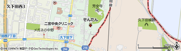 栃木県真岡市久下田794周辺の地図