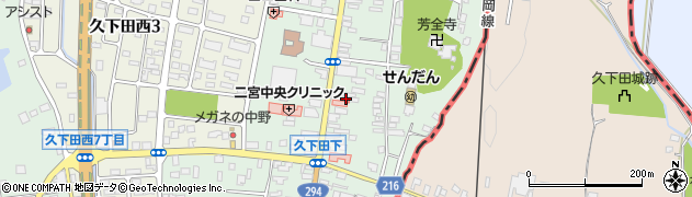 栃木県真岡市久下田780周辺の地図