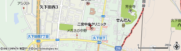 栃木県真岡市久下田709周辺の地図