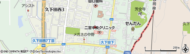 栃木県真岡市久下田710周辺の地図