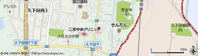 栃木県真岡市久下田784周辺の地図