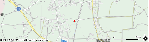 茨城県桜川市富谷周辺の地図