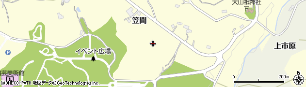 茨城県笠間市笠間3153周辺の地図