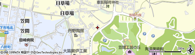 茨城県笠間市笠間2404周辺の地図