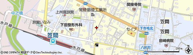 茨城県笠間市笠間4335周辺の地図