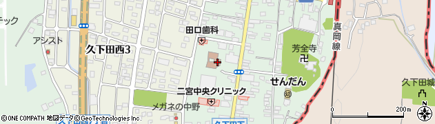 栃木県真岡市久下田712周辺の地図
