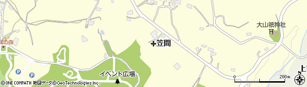 茨城県笠間市笠間3164周辺の地図