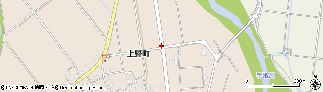 石川県白山市上野町周辺の地図