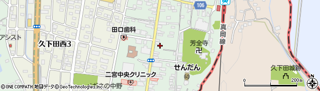 栃木県真岡市久下田817周辺の地図