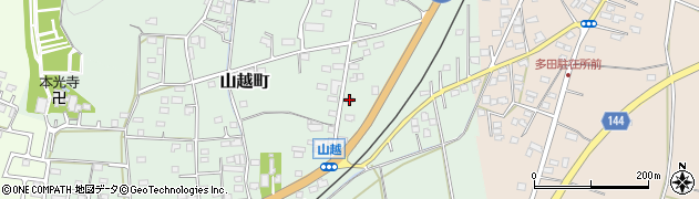 栃木県佐野市山越町156周辺の地図