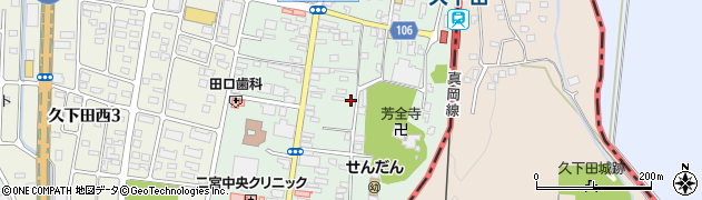 栃木県真岡市久下田824周辺の地図