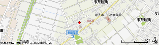 串茶屋民族資料館周辺の地図