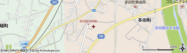 栃木県佐野市多田町879周辺の地図