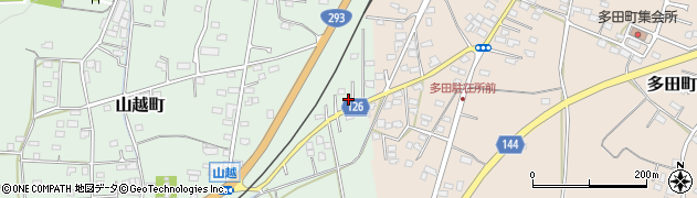 栃木県佐野市山越町182周辺の地図