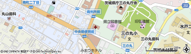 茨城県警察本部　水戸警察署周辺の地図