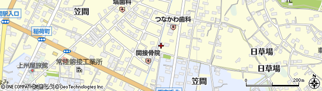 茨城県笠間市笠間4429周辺の地図