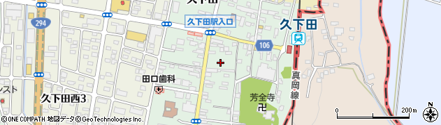 栃木県真岡市久下田834周辺の地図