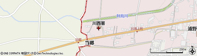 上田地域広域連合消防本部川西消防署周辺の地図