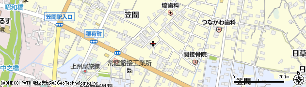 茨城県笠間市笠間5161周辺の地図