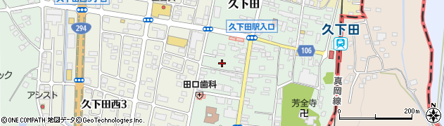 栃木県真岡市久下田947周辺の地図