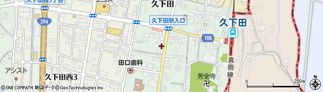 栃木県真岡市久下田945周辺の地図