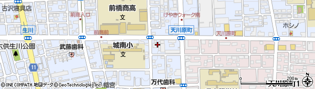 コスモ前橋六供町ＳＳ周辺の地図